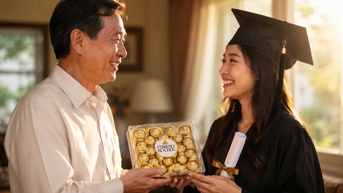 Coffret chocolat pour diplôme et graduation Le Monde du Chocolat